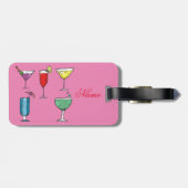 Cocktailgetränk Thunder_Cove Gepäckanhänger (Rückseite horizontal)