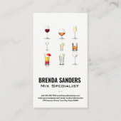 Cocktailgetränke | BARKEEPER Visitenkarte (Vorderseite)