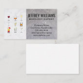 Cocktailgetränke | Mixologie Visitenkarte (Vorne/Hinten)