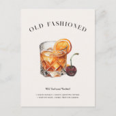Cocktailkrebs | Whiskey Art Postkarte (Vorderseite)