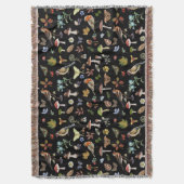 Cocktailkreuz-Decken mit Waldvögeln drucken Decke (Vorderseite Vertikal)