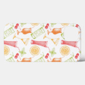 Cocktailmuster Case-Mate iPhone Hülle (Rückseite (Horizontal))