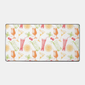 Cocktailmuster Schreibtischunterlage (Vorderseite)