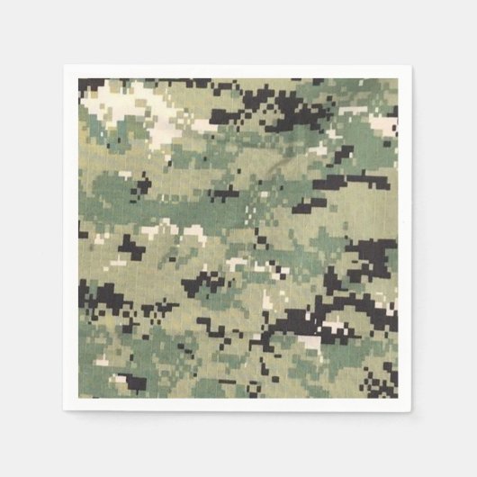 Cocktailpapier Napf Marine Typ III Digital Serviette (Vorderseite)