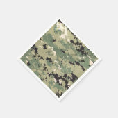 Cocktailpapier Napf Marine Typ III Digital Serviette (Ecke)