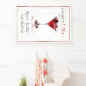 Cocktailparty Ein bisschen älterer Cherry Martini Banner (InSitu)