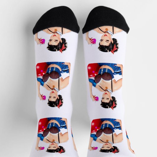 Cocktailparty Mädchen Thunder_Cove Socken (Oben)
