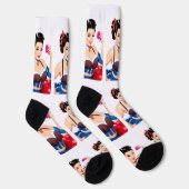 Cocktailparty Mädchen Thunder_Cove Socken (Rechts)
