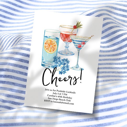 Cocktailparty zum Prost Einladung