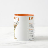 Cocktailpause Auf schmutzigen Martini-Rezept Tasse (Zentrum)