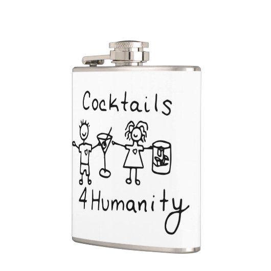 Cocktails4Humanity Flask Flachmann (Links)