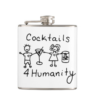 Cocktails4Humanity Flask Flachmann