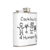 Cocktails4Humanity Flask Flachmann (Rechts)
