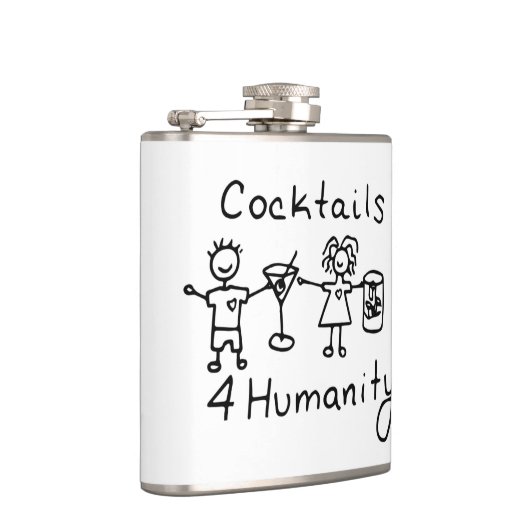 Cocktails4Humanity Flask Flachmann (Rechts)