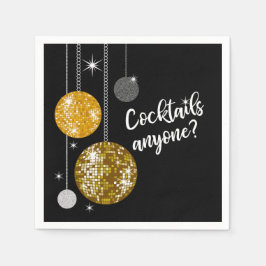 Cocktails Alle Disco Kugelservietten Serviette