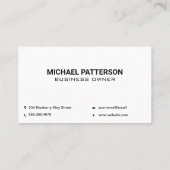 Cocktails am Bar | QR-Code Visitenkarte (Rückseite)