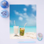 Cocktails am Strand Flyer (Einzeln)