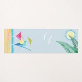 Cocktails auf der Beach Yoga Mat Yogamatte (Vorderseite (Horizontal))