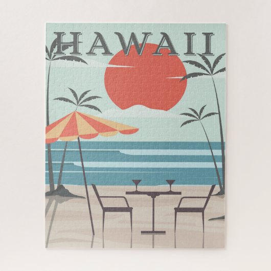Cocktails auf Hawaii Puzzle (Vertikal)