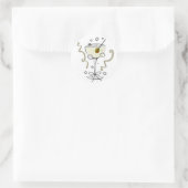 Cocktails-Aufkleber Runder Aufkleber (Tasche)