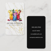 Cocktails / Barkeeper / Restaurant Visitenkarte (Vorne/Hinten)