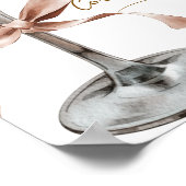 Cocktails Brautparty Espresso Martini Poster (Ecke)