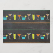 Cocktails Brautparty Piazza della Riforma Programm (Rückseite)