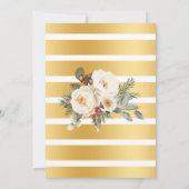 Cocktails & Brews Before I do Winter Shower Einladung (Rückseite)