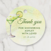 Cocktails Brunch & Brautparty Geschenkanhänger (Rückseite)