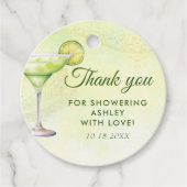 Cocktails Brunch & Brautparty Geschenkanhänger (Vorderseite)