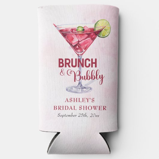 Cocktails Brunch & Brautparty Selters Dosenkühler (Vorderseite)