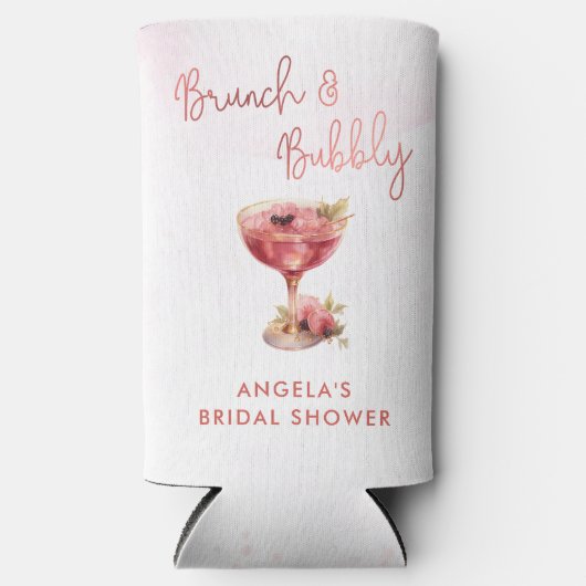 Cocktails Brunch & Brautparty Selters Dosenkühler (Vorderseite)