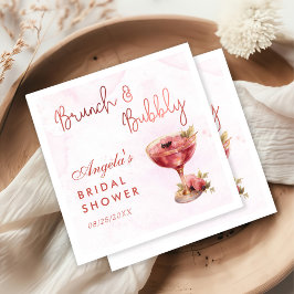 Cocktails Brunch & Brautparty Serviette