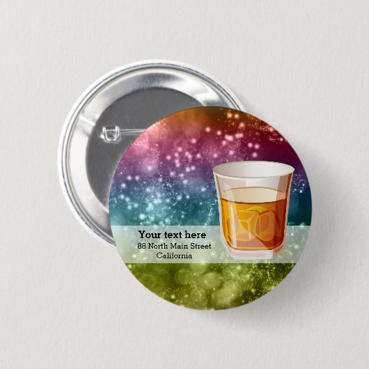 Cocktails Button (Vorne & Hinten)