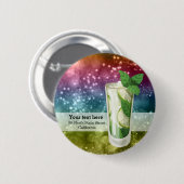 Cocktails Button (Vorne & Hinten)