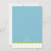 Cocktails & Cake Geburtstagsparty Einladung (Rückseite)