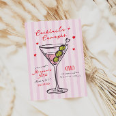 Cocktails & Canapes Girls Night Birthday Einladung