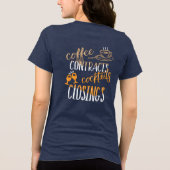 Cocktails Cocktails Cocktails Closings Real Anwese Tri-Blend Shirt (Rückseite)