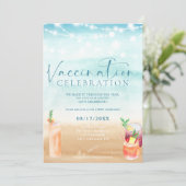 Cocktails Cocktails Impfung Einladung (Stehend Vorderseite)