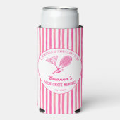 Cocktails Country Clubs Tennis Bachelorette Gefall Selters Dosenkühler (Seltzer Vorderseite)