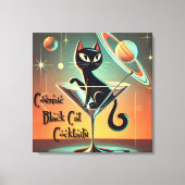 Cocktails der atomaren Futuristik Leinwanddruck (Vorderseite)