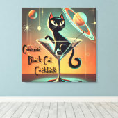 Cocktails der atomaren Futuristik Leinwanddruck (Insitu (Holzboden))