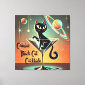 Cocktails der atomaren Futuristik Leinwanddruck (Vorderseite)