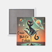 Cocktails der atomaren Futuristik Magnet (Vorderseite/Rückseite)