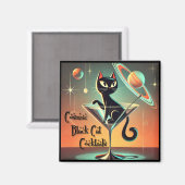 Cocktails der atomaren Futuristik Magnet (Vorderseite/Rückseite)