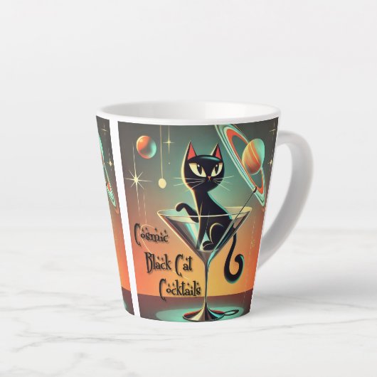 Cocktails der atomaren Futuristik Milchtasse (Rechte Ecke)