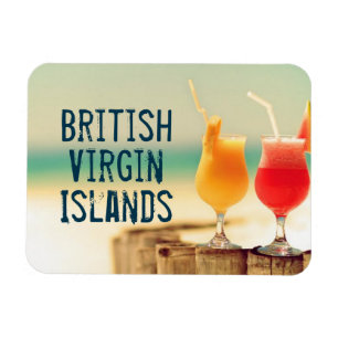 Cocktails der britischen Jungfrau Magnet