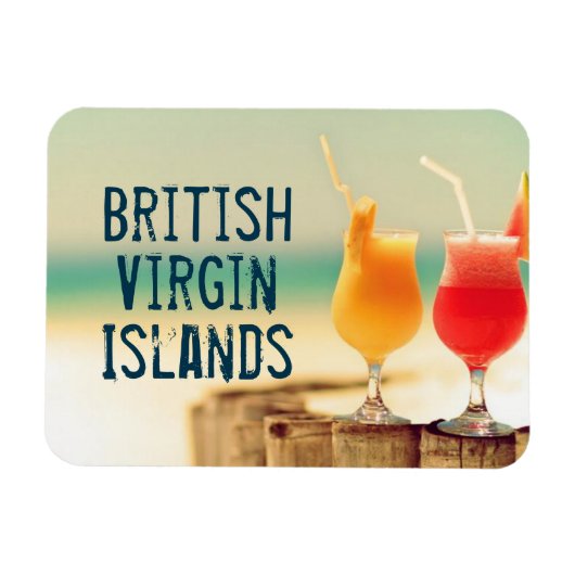 Cocktails der britischen Jungfrau Magnet (Horizontal)