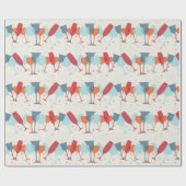 Cocktails Design Geschenkpapier (Flach)