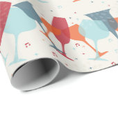 Cocktails Design Geschenkpapier (Rolleneckpunkt)
